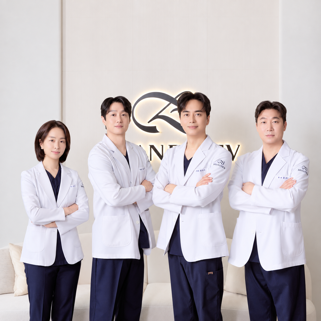 브랜뉴의원 의료진 단체 사진